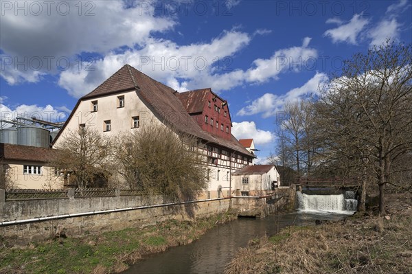 Kunstmuhle Habernhof mill on Schwabach river