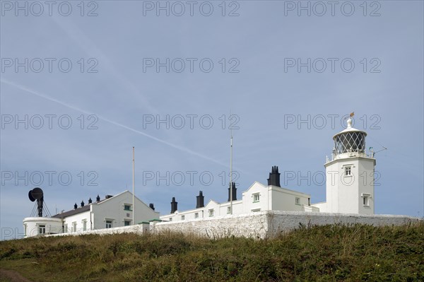 Lighthouse and foghorn of Lizard Point