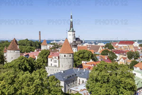 View from Toompea Hill on the Lower Town