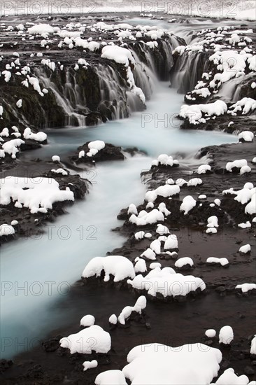 Bruarfoss in winter