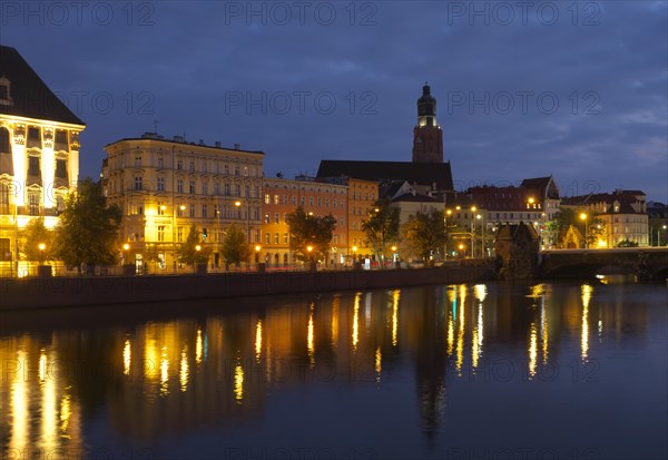 Evening atmosphere on the Oder River