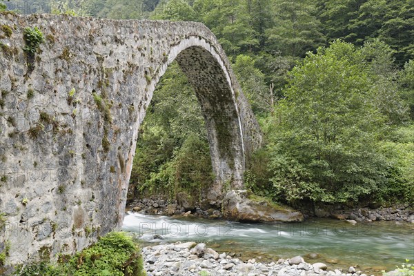 Arch bridge over the river Firtina