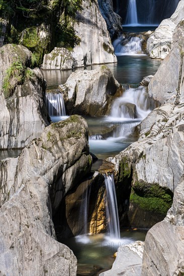 Waterfall in the Groppenstein Gorge