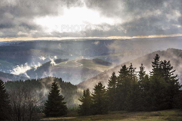 View from the Kahler Asten to Neuastenberg