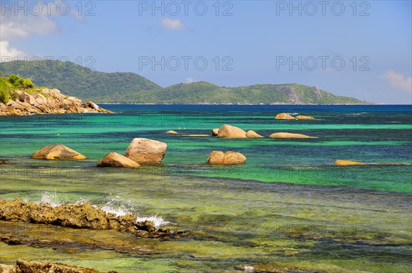 Coast with large rocks in the water