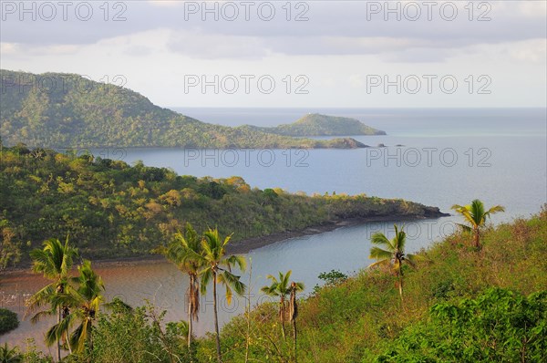 The northern tip of the island Grande-Terre with the Baie de Handreman