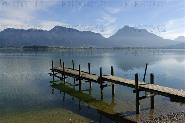 Jetty on Forggensee Lake