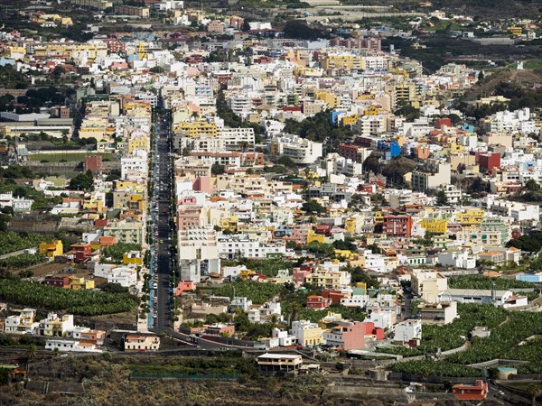 View of the municipality of Los Llanos de Aridane