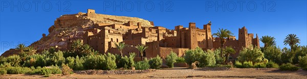 Mud buildings of the fortified Berber Ksar of Ait Benhaddou