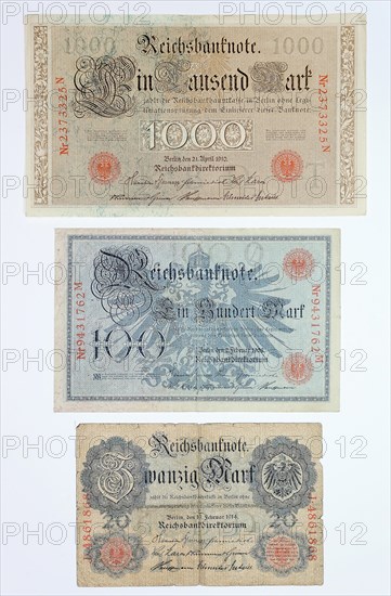 Reichsbank bank notes