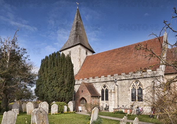 The 14th century Holy Trinity Church