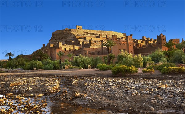 Mud buildings of the fortified Berber Ksar of Ait Benhaddou