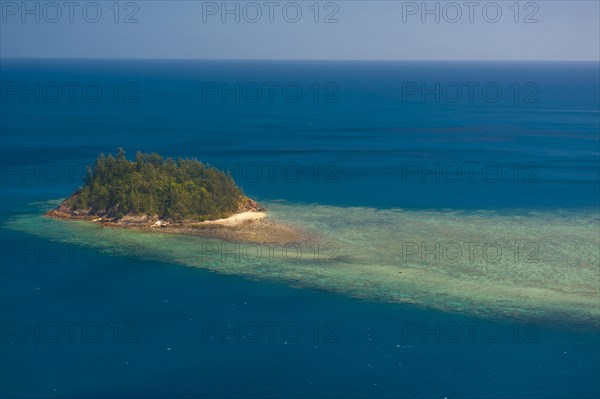 Aerial view of the Whitsunday Islands