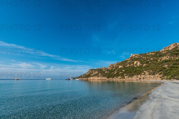 Coastline with sandy beach