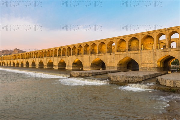 Si-o-se Pol Bridge or Allah-Verdi Khan Bridge over Zayande-Rud river