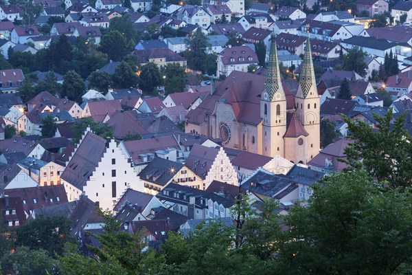 Historic centre in the evening