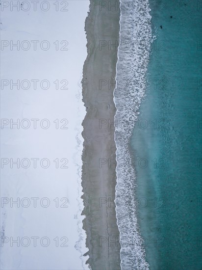 Haukland beach from above