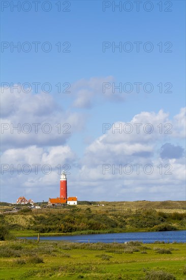 Eierland Lighthouse with dunes