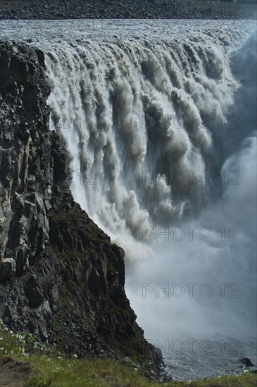 Waterfall Dettifoss on the river Jokulsa Fjollum