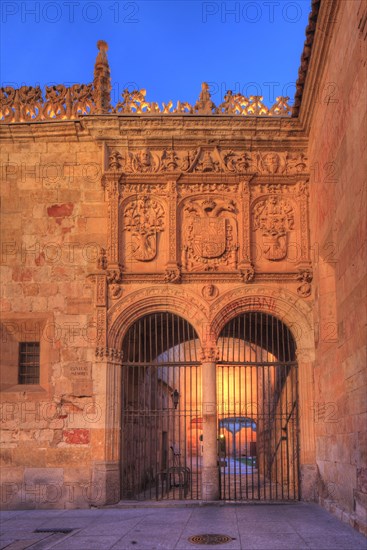 Historical University at dusk