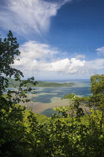 Overlooking the island of Pohnpei