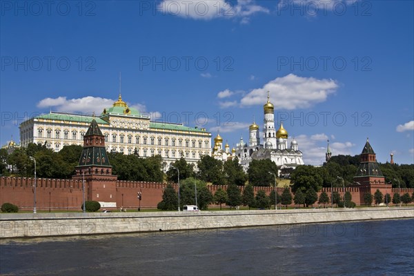 Moscow Kremlin with the Grand Kremlin Palace and cathedrals