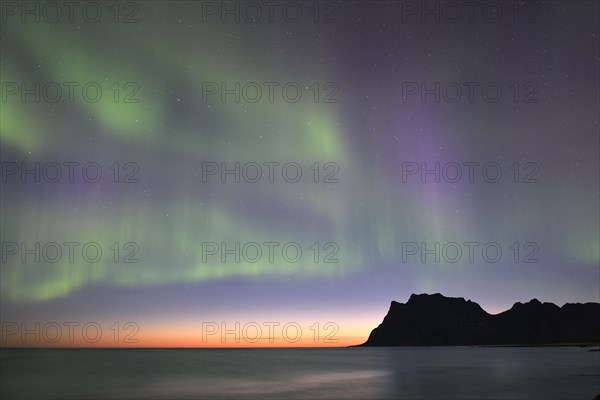 Northern Lights on Utakleiv Beach