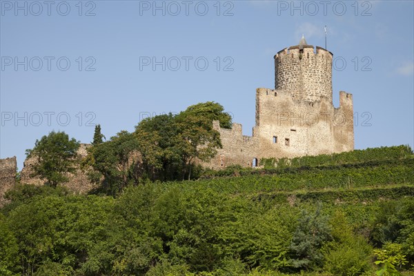 Castle ruins Sentier du Chateau