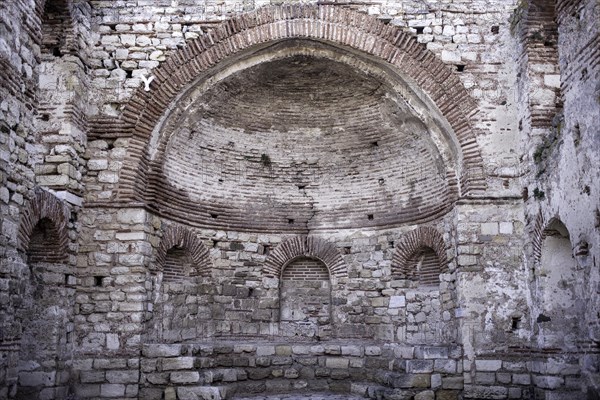 Ruins of the early Christian Church of Christ Pantocrator