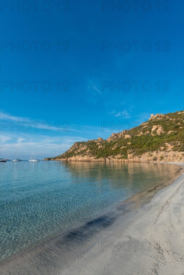 Coastline with sandy beach