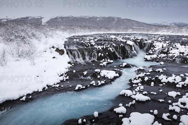 Bruarfoss in winter