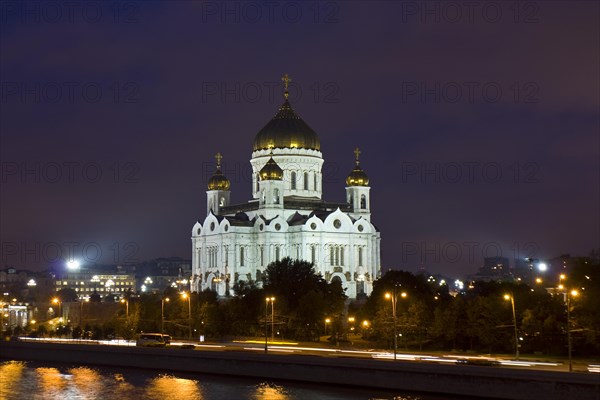 Cathedral of Christ the Saviour at night