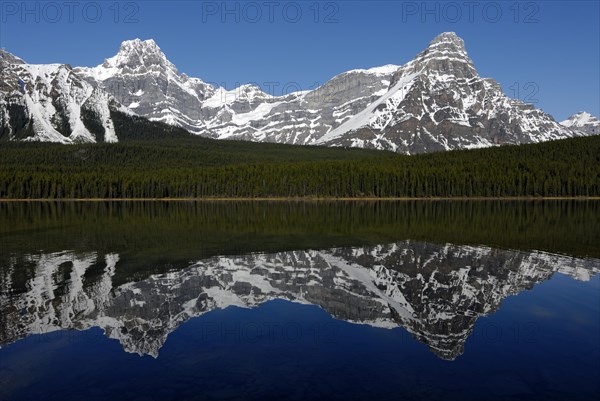 Howse Peak and Mount Chephren