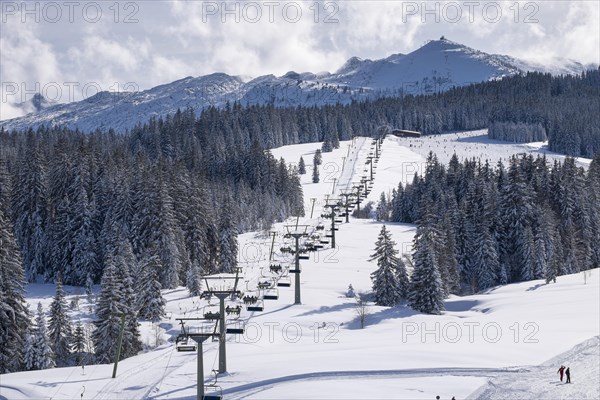 Steinplatte mountain and Rossalmbahn chairlift