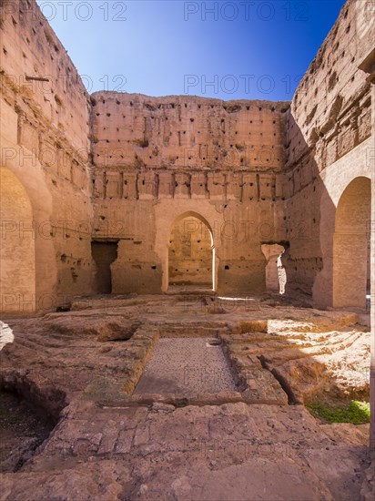 Historic ruins of the El Badi Palace