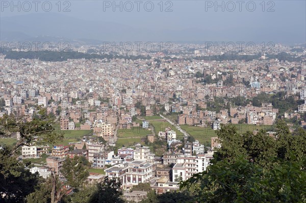 View over the roofs of the major city