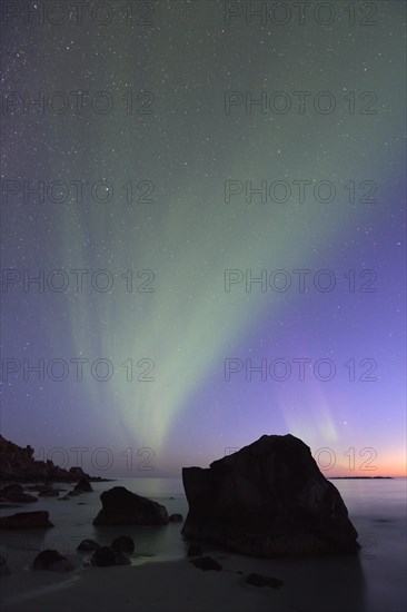 Northern Lights on Utakleiv Beach