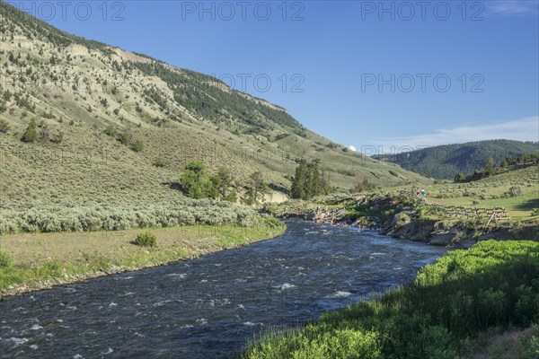 Bathing site of Boiling River