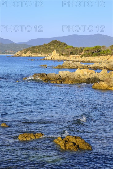 Rocky coast at Capo Ferrato