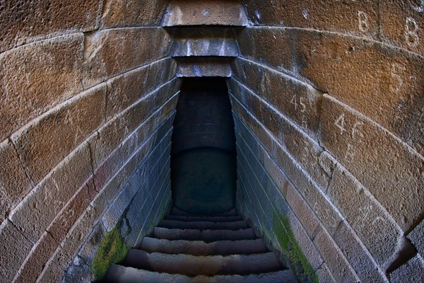 Stairs to the Holy Well of Santa Cristina