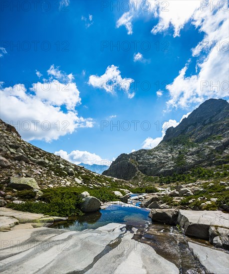 Pool in the mountains