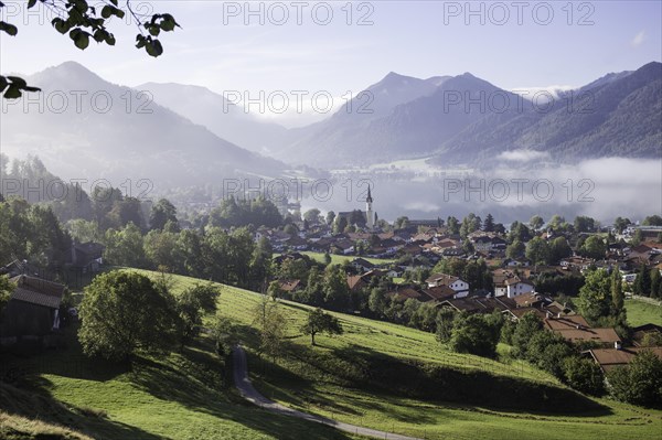 Landscape with townscape