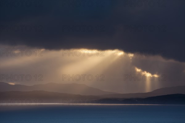 View of Lussa Point on the east coast of the Isle of Jura