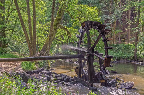 Waterwheel on the Waldnaab stream