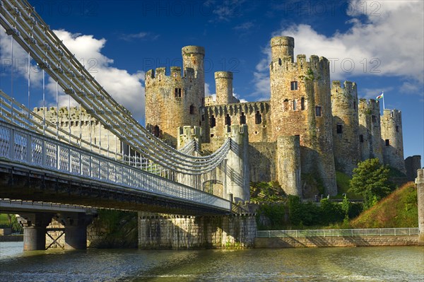 The medieval Conwy Castle