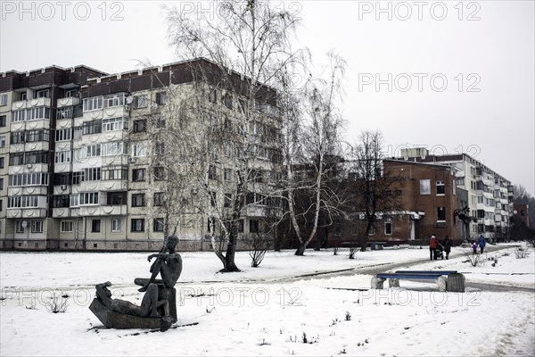 Flats built for the survivors of the Chernobyl disaster