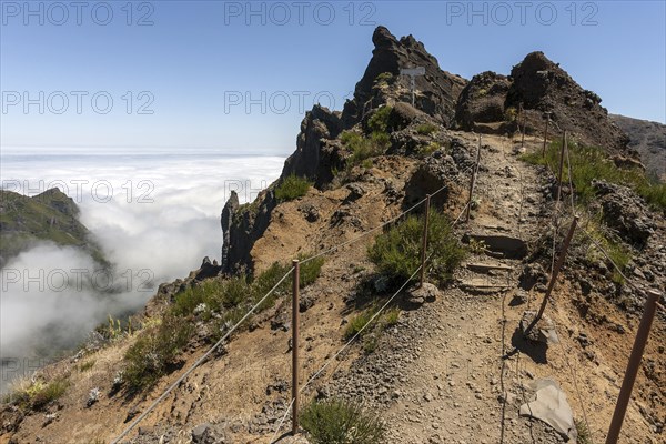 Trail from the Pousada do Arieiro to Pico Ruivo