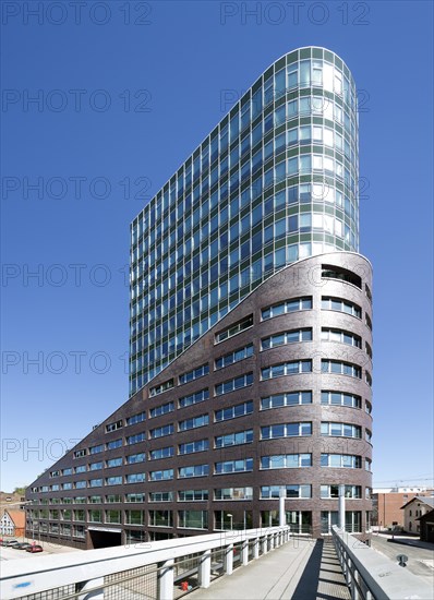 Channel Tower office tower in Harburg Harbour