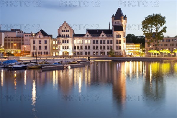 Castle Horder Burg and the newly created Phoenix-See Lake