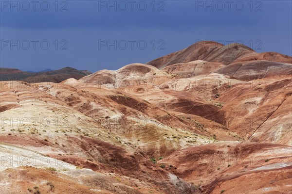 Eroded mountains